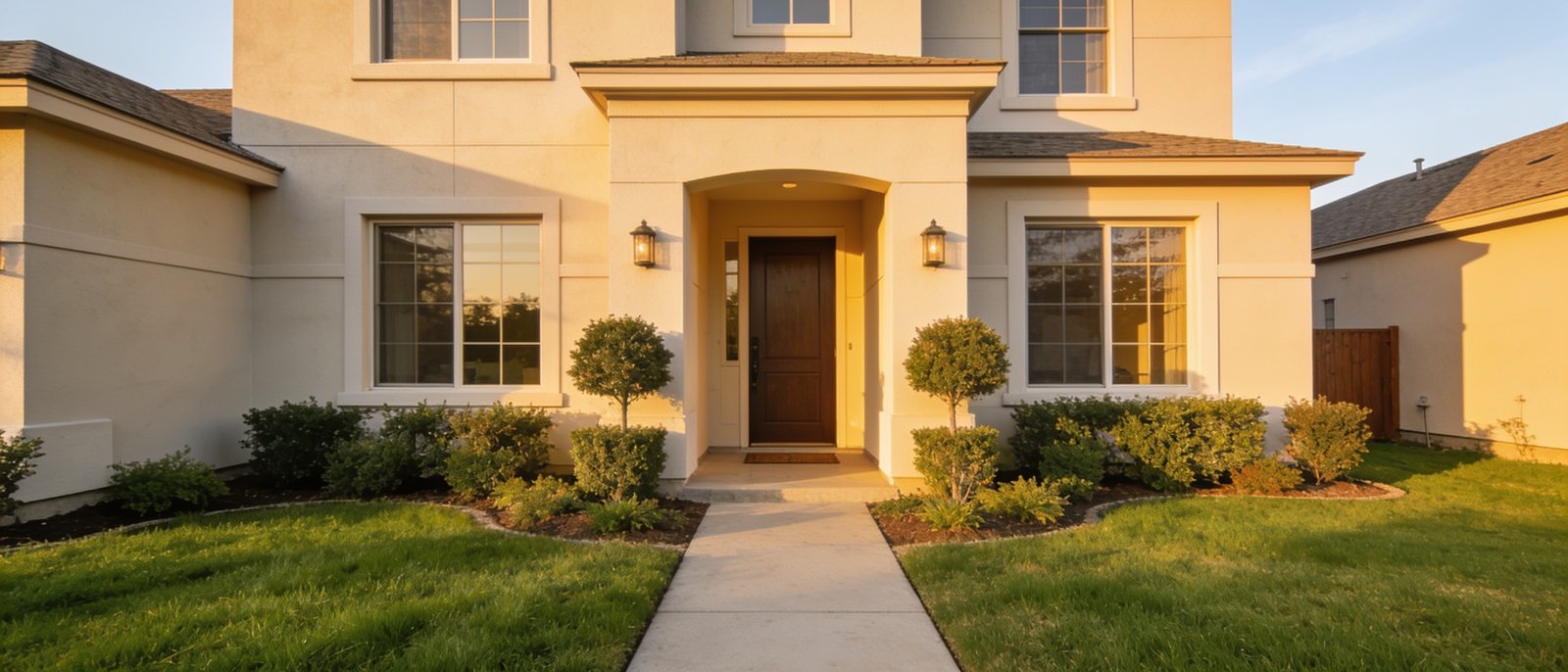 Welcoming home entryway